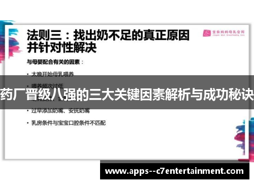 药厂晋级八强的三大关键因素解析与成功秘诀